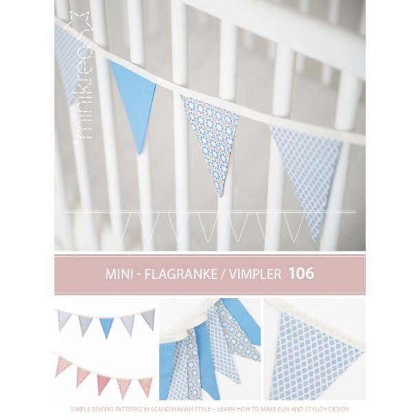 Syvejledning p mini flagranke / vimpler fra Minikrea 