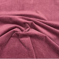 Bredriflet bomuldsfljl i fuchsia - pr. 0,25 meter