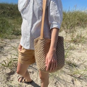 French Market Bag - strikkeopskrift fra PetiteKnit