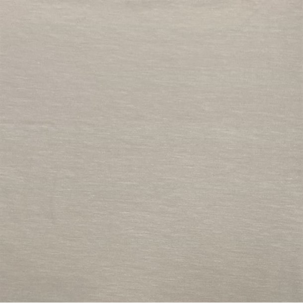 OEKO-TEX French Terry med bambus i lys beige - pr. 0,25 meter 