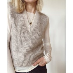 Friday Slipover V-neck - PetiteKnit strikkekit