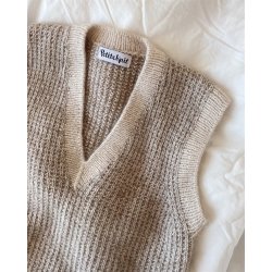 Friday Slipover V-neck - PetiteKnit strikkekit