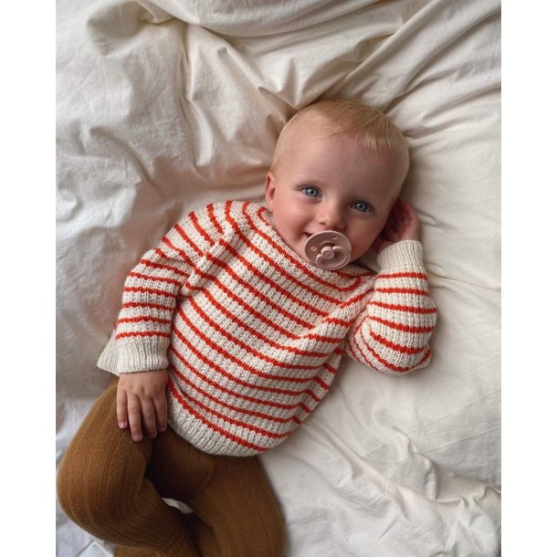 Friday Sweater Baby - strikkeopskrift fra PetiteKnit