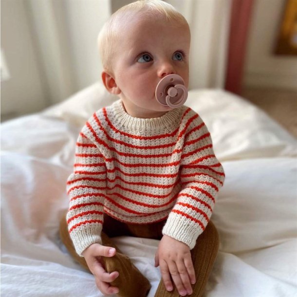 Friday Sweater Baby - strikkeopskrift fra PetiteKnit