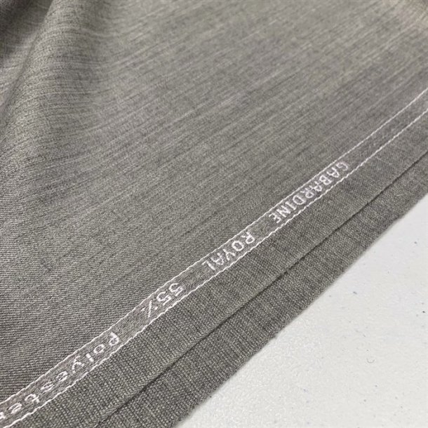 Gabardine Royal i lys gr - pr. 0,25 meter 