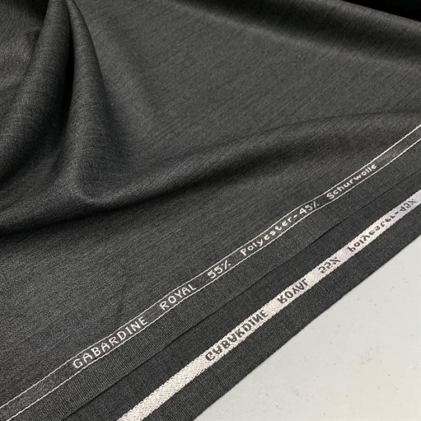 Gabardine Royal i mrk gr - pr. 0,25 meter