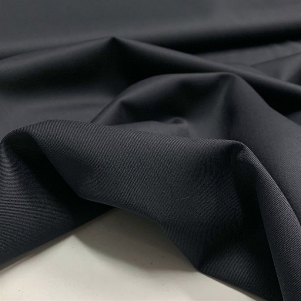 Gabardine Royal i dyb marinebl - pr. 0,25 meter