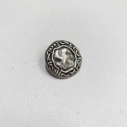 Gammeldags metalknap, 26 mm