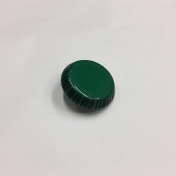 Grn kapsel-knap ca. 27 mm - pr. stk.