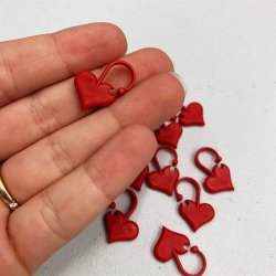 Hjerteformede maskemarkrer, small 