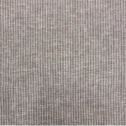 Hr / bomuld med brune striber - pr. 0,25 meter 