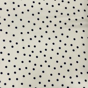 Kokka viskose/bomuld Little Dot rhvid (BC-91110-111A) - pr. 0,25 meter