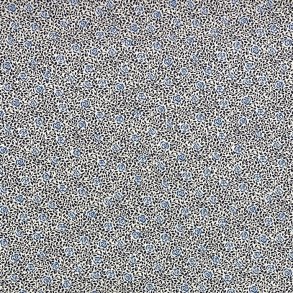 Liberty Speckled Rose Bomuldspoplin i hvid med bllige roser - pr. 0,25 meter. 