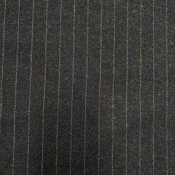 Stribet uld med polyester i blgr - pr. 0,25 meter