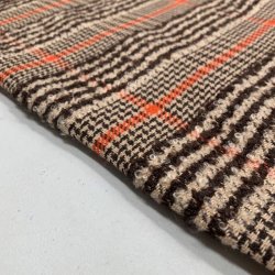 Jakkestof i beige, brun og orange - pr. 0,25 meter