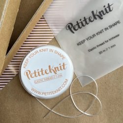 "Keep Your Knit In Shape" - strikkeelastik