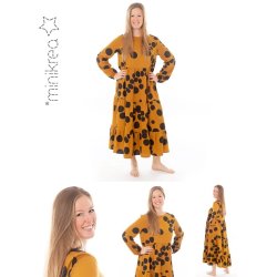 Kjole med flser - MiniKrea mnster 70055