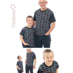 Klassisk T-shirt  - MiniKrea mnster 66210