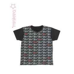 Klassisk T-shirt  - MiniKrea mnster 66210