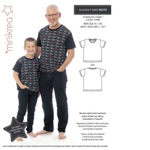 Klassisk T-shirt  - MiniKrea mnster 66210