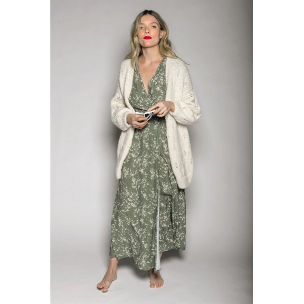 Klver-cardigan / Klver-jakke - strikkekit fra Sandnes