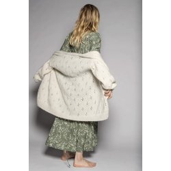 Klver-cardigan / Klver-jakke - strikkekit fra Sandnes