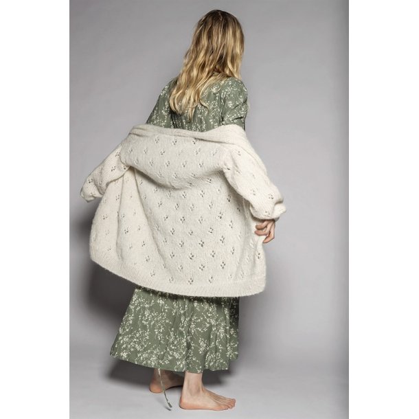 Klver-cardigan / Klver-jakke - strikkekit fra Sandnes