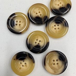 Knap i brunlige nuancer, 28 mm