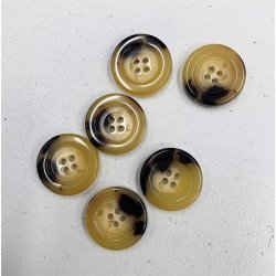 Knap i brunlige nuancer, 23 mm 