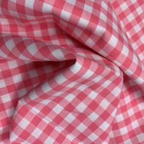 Kkkentern i pastelpink og hvid - pr. 0,25 meter