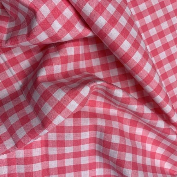 Kkkentern i pastelpink og hvid - pr. 0,25 meter