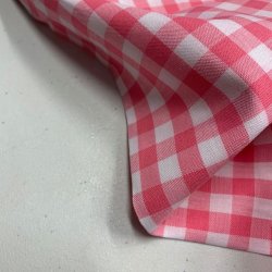 Kkkentern i pastelpink og hvid - pr. 0,25 meter