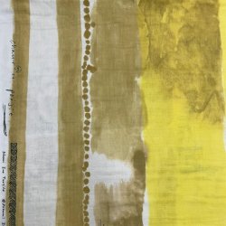 Kokka double gauze fra Nani Iro i gule / gyldne nuancer - pr. 0,25 meter