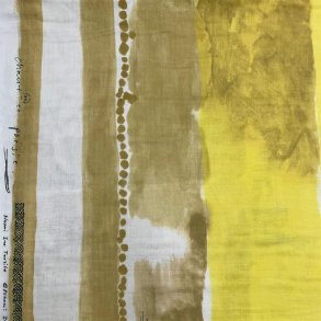 Kokka double gauze fra Nani Iro i gule / gyldne nuancer - pr. 0,25 meter