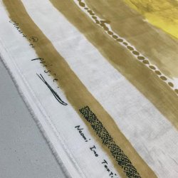 Kokka double gauze fra Nani Iro i gule / gyldne nuancer - pr. 0,25 meter