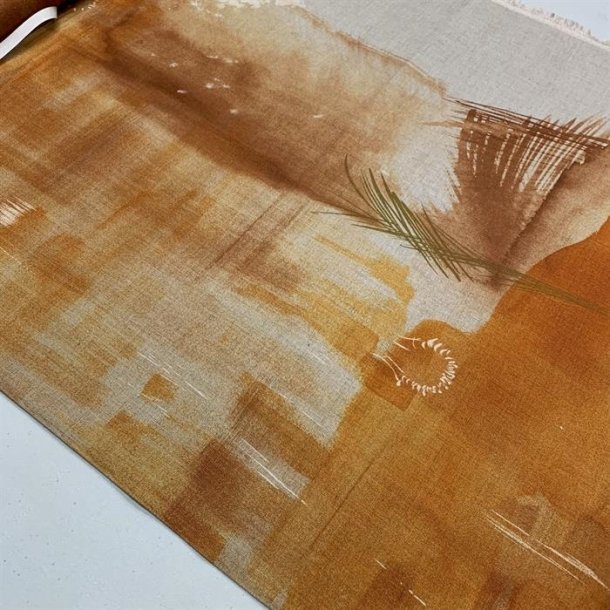 Kokka lrred i hr fra Nani Iro (gyldenbrun / rustfarvet) - pr. 0,25 meter