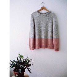Kontrastsweater - PetiteKnit strikkekit