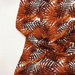 Lrred i hvid med rustfarvet blade - pr. 0,25 meter 