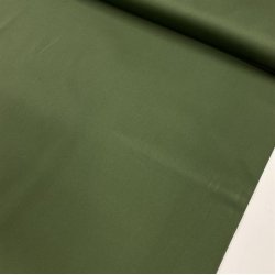 Lrredssatin til bukser i olivengrn - pr. 0,25 meter