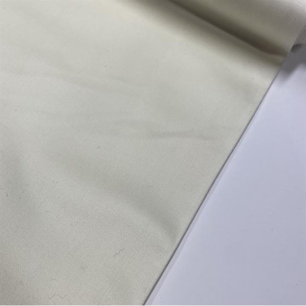 Lrredssatin til bukser i rhvid - pr. 0,25 meter