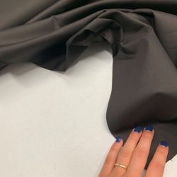 Lrredssatin til bukser i sort - pr. 0,25 meter