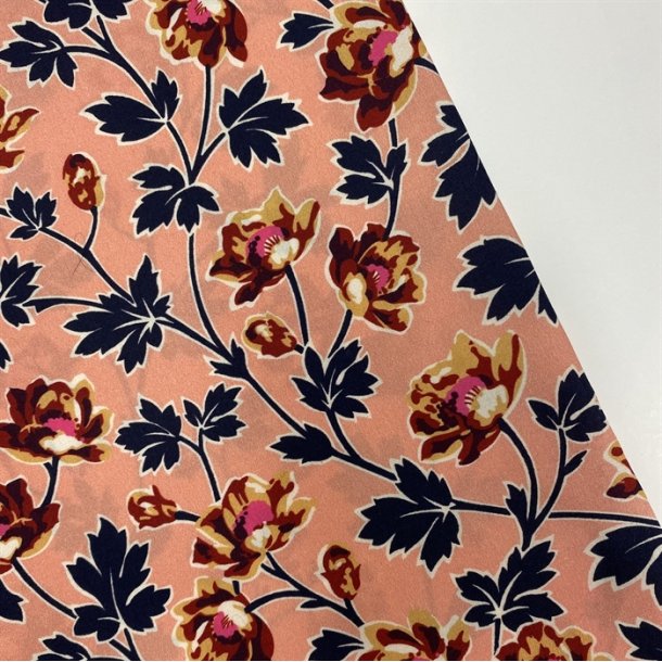 Liberty bomuldspoplin 'Linley' i laksefarvet - pr. 0,25 meter 