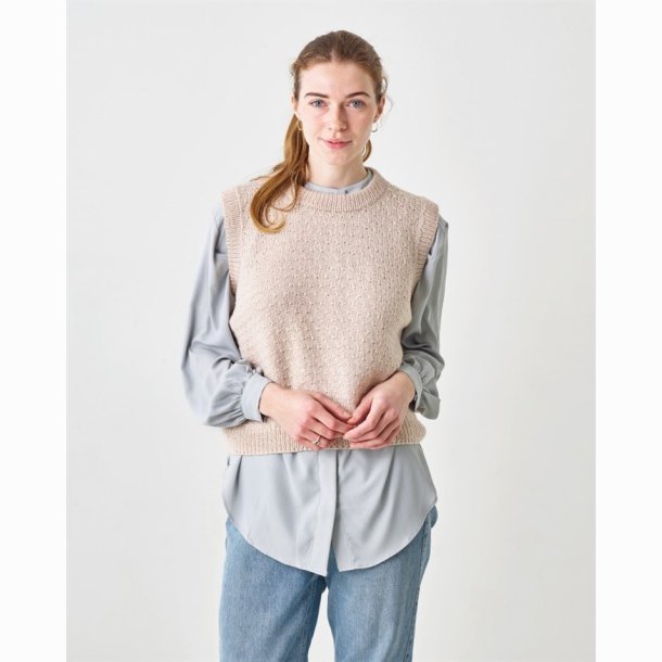 Strikkeopskrifter til Leonora garn fra Permin