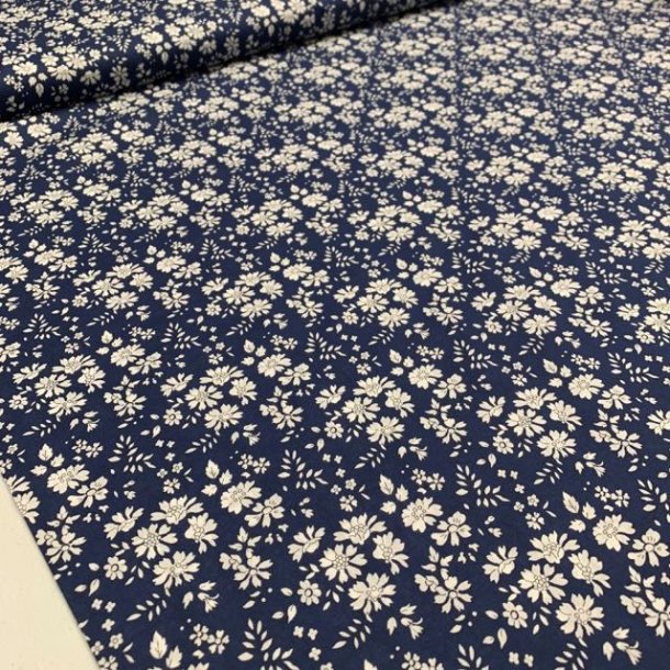 Liberty bomuld med blomst, Capel 0107 A (mrkebl) - pr. 0,25 meter
