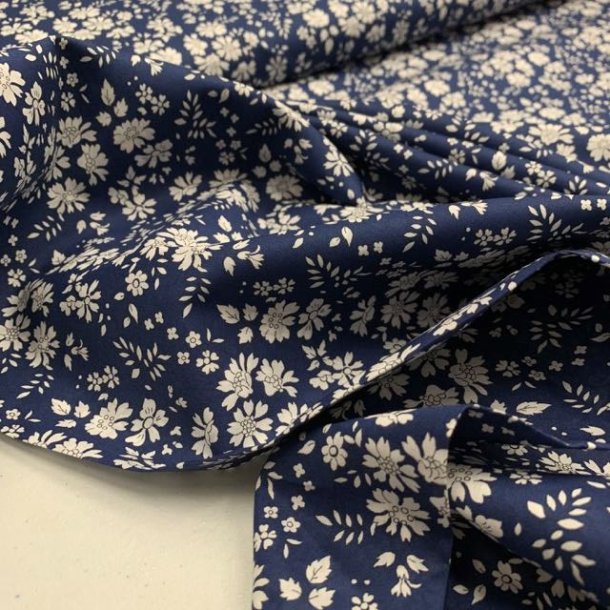 Liberty bomuld med blomst, Capel 0107 A (mrkebl) - pr. 0,25 meter