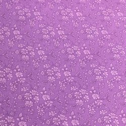  Liberty bomuld med capel blomster i lilla, 3055 B - pr. 0,25 meter