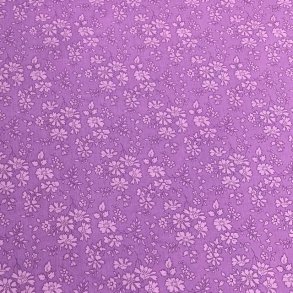  Liberty bomuld med capel blomster i lilla, 3055 B - pr. 0,25 meter