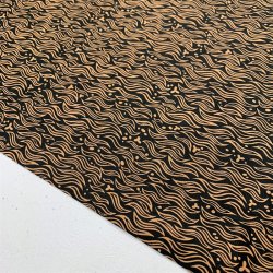 Liberty bomuld med mnster (gyldenbrun), 6288C - pr. 0,25 meter