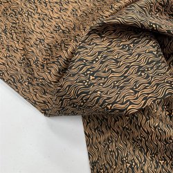 Liberty bomuld med mnster (gyldenbrun), 6288C - pr. 0,25 meter