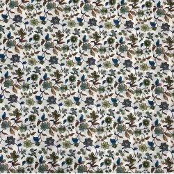 Liberty bomuld med blomster i matte farver - pr. 0,25 meter 